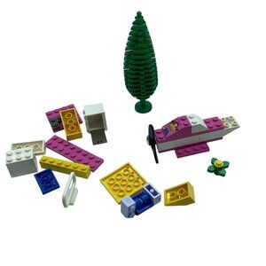 Vtg LEGO Airplane & Tree Variety Lot